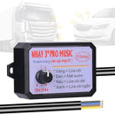 12-24V Car Horn Control System with Adjustable Volume and 12 Custom Sound Options