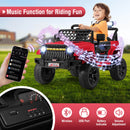12V Children’s Ride-On Truck with Remote Control, 3 Speed Options, LED Lights, and Music Player