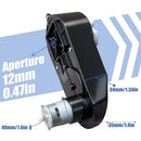 WW-4 Dual Pack 12V RS390 16000RPM Motor Gearbox for Power Wheels W4