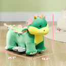 Battery-Operated 6V Ride-On Horse for Kids with Music