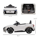 12V Electric Kids Ride-On Car Licensed Audi RS E-tron GT with 3.1 MPH Speed