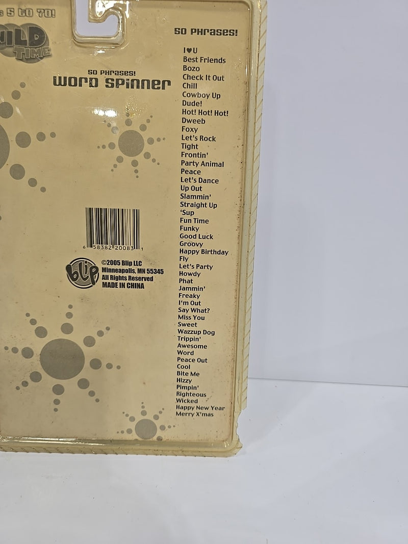 Wild Time Gadgets Word Spinner with 50 Unique Phrases - New Sealed