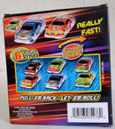 Speed Shotz Pull Back Racing Cars Set of 6 - Vibrant and Exciting Playtime Fun