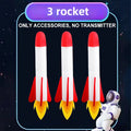 Kids Air-Powered Rocket Launcher for Outdoor Family Fun