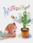 Interactive Plush Cactus Toy with Dance, Song, and Glow Features