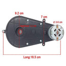 Set of 2 24V Gearbox Motors for Ride-On Vehicles