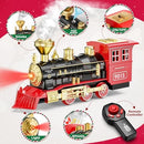 Smoke-Emitting Remote Control Steam Engine Train Set