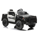 12V Police Car Ride-On Toy with Remote Control, Dual Motors, and Sound Features