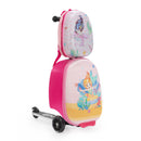 Mermaid-Themed Pink Scooter Suitcase for Girls