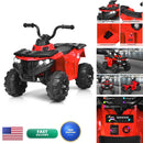 Costzon 6V Battery Operated Kids Electric ATV, 4-Wheel Quad Vehicle