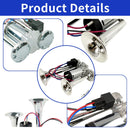 12V 600DB Dual-Tone Metal Air Horn for Trucks and Cars