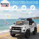 12V Official Chevrolet Colorado Electric Ride-On Vehicle for Children, White