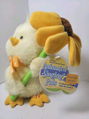Charming 8" Animated Easter Chick Plush Toy Sings "I Can See Clearly"