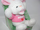 GIGGLE N JIGGLE PALS Animated Plush Easter Lamb Doll Toy with Laughter