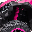 12V Children's ATV Quad Vehicle - Reversible Motion, Durable Wheels, Built-in Music