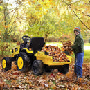 24V Kids 3-in-1 Ride-On Tractor, Excavator, and Bulldozer with Remote Control and Trailer