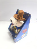 Retro Gemmy Country Pig Animated Singing Plush Cowboy Toy with Guitar