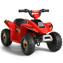 6V Electric Quad ATV Ride-On Toy for Toddlers - Red 4-Wheel Fun with Forward & Reverse
