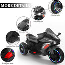 Grey 12V Electric Motorcycle for Kids with USB MP3 – Perfect Gift for 3-4 Year Olds