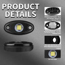 24 White LED Rock Light Pods for Trucks and Off-Road Vehicles