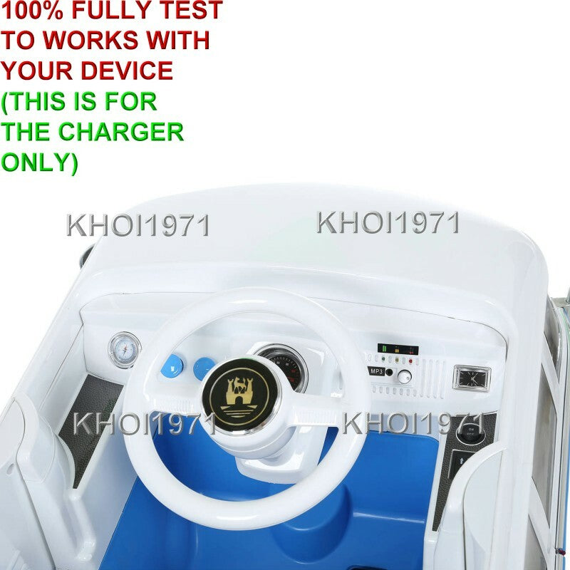 AC Wall Charger Adapter for Volkswagen Bus Type 2 T1 Ride-On Vehicle Model W487AC-B