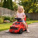 Qaba 3-in-1 Red FORD Shelby Push and Slide Car