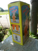 Vintage Pink Rabbit Roller Skates Toy for Easter Fun