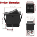 4 Prong On/Off Power Switch for Razor MX500, MX650, MX350, and Dirt Quad
