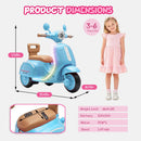 Kids' 3-Wheel Electric Scooter Toy with LED Lights and Bluetooth Music