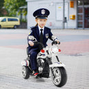 White Harley Davidson 6V Electric Ride-On Motorcycle for Kids