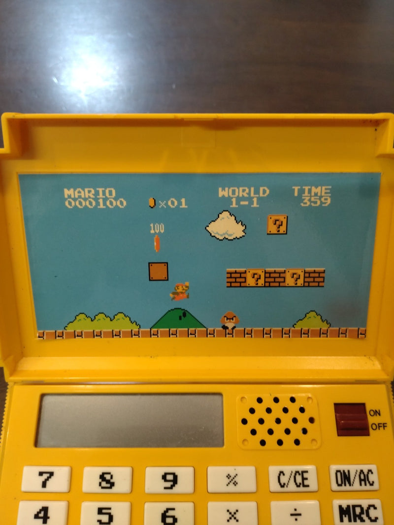 Family Computer Calculator 2005 Nintendo Cartridge Super Mario Game