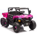 6-Wheel Electric Dump Truck Off-road Vehicle with Remote Control for Kids Ages 3-5