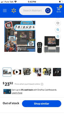 Basic Fun! Tiny TV Classics Friends Season 4 Clips Mini Working TV & Remote