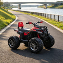 12V Red Children's ATV Ride-On with Music and Headlights