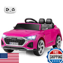 INFANS Pink Audi SQ8 Ride-On Car for Kids 3 Years and Up