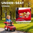 Mercedes-Benz C-Class Red 2-in-1 Ride-On and Push Car