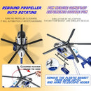 Interactive Rescue Helicopter Toy with Lights and Sounds for Toddlers