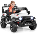 12V Electric Ride-On Truck for Kids with Dual Motors, Spring Suspension, and Remote Control