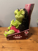 2008 Gemmy Valentine Frogz Animated Plush Doll - Crazy In Love Beyonce Edition