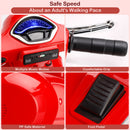 6V Electric Dual Ride-On Red Motorcycle Toy for Kids - 3-Wheeler Fun
