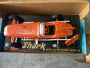 1965 tethered, shark battery powered race car