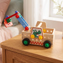 Crane-equipped Toy Truck for Safe Playroom Learning
