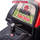 Electric 12V Ride-On Tractor with Detachable Trailer and 3 Speed Settings