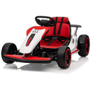 Garvee 24V Electric Drift Go Kart for Kids with Dual 150W Motors and 5-Point Safety Harness - nan