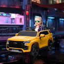 Kids Electric Yellow Chevy TAHOE SUV Ride-On Car with Remote Control