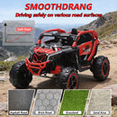 24V 400W Children's Ride-On UTV with Remote, 4-Wheel Suspension, Bluetooth Music, and LED Lights