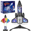 Launch and Soar Rocket Toy for Kids - 200ft Flight with Parachute, Outdoor Adventure for Ages 5 and Up