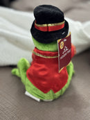 Retro 2006 Gemmy Dancing Animated Frog Sings "Deck The Halls"