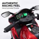 12V Red Kids Motorcycle Ride-On Toy for Boys and Girls