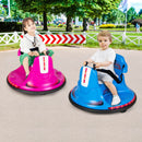 Electric 12V Blue Bumper Car for Kids and Toddlers with 360° Spin Feature